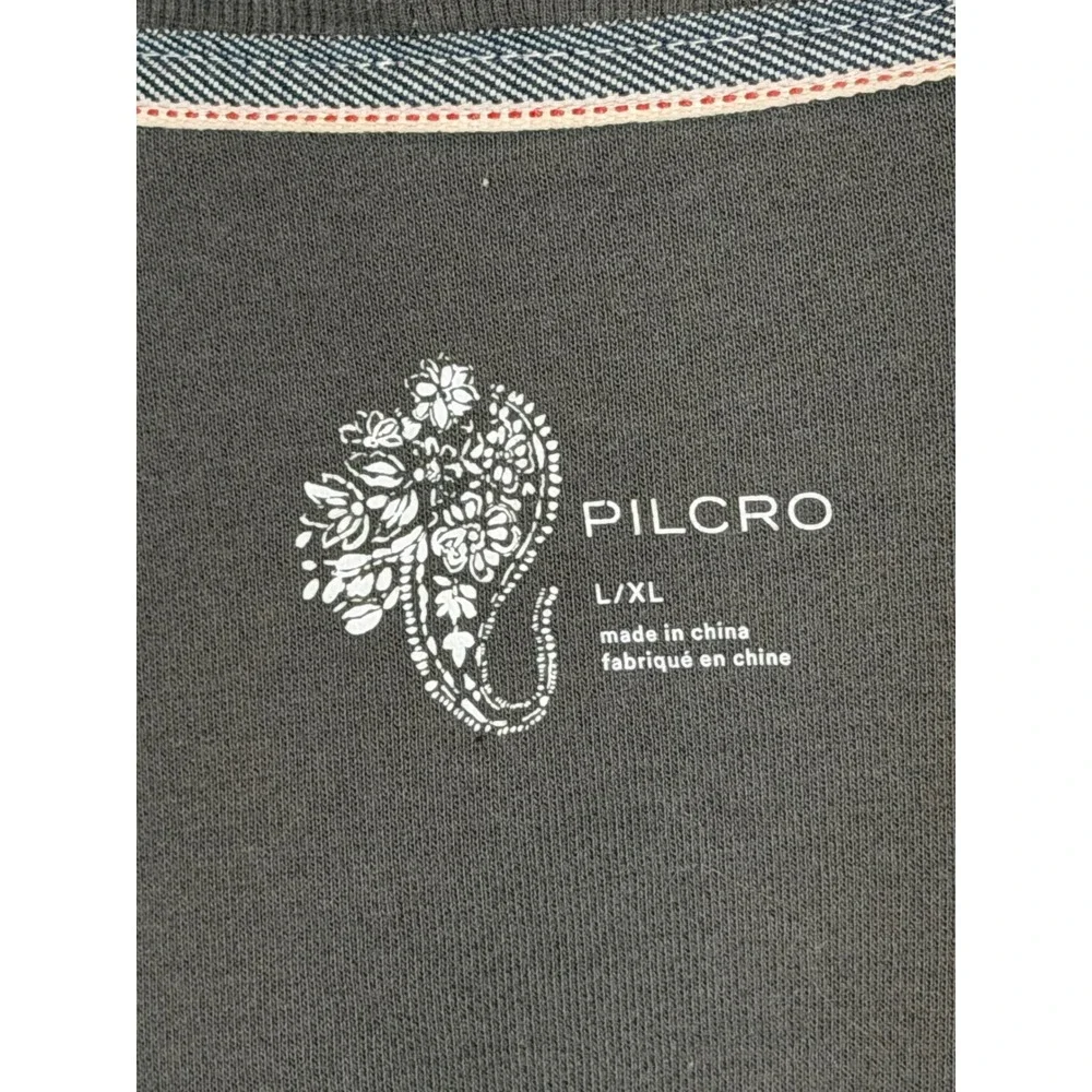 PILCRO Open Front Kimono Style Cardigan Olive Green L XL Balloon Sleeve Pockets - Picture 4 of 5